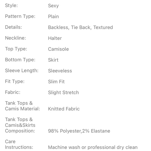 💚 Two Piece Unity Solid Halter Top & Bodycon Skirt Green Set - Picture 4 of 4